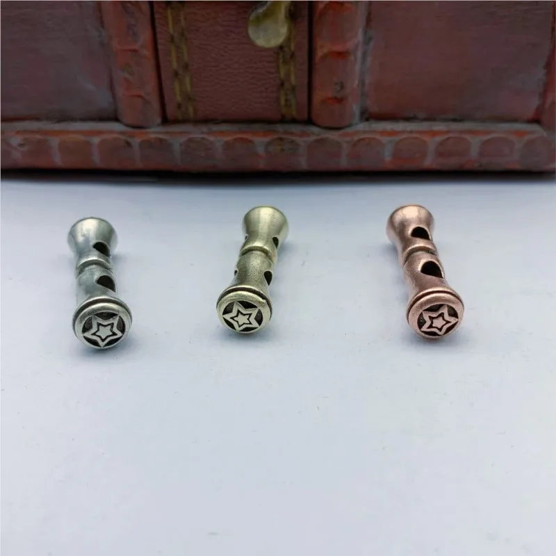 XM-funny Closure braided string knot end stick brass DIY umbrella rope accessory EDC tool accessory knife pendant