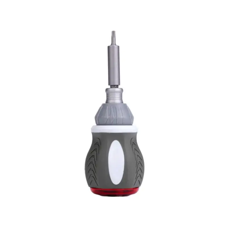 

New Ratchet Screwdriver Set Handle Cross Groove Screw Bits Tool Dual Purpose Small Chrome Vanadium Steel Hand Repair Tools