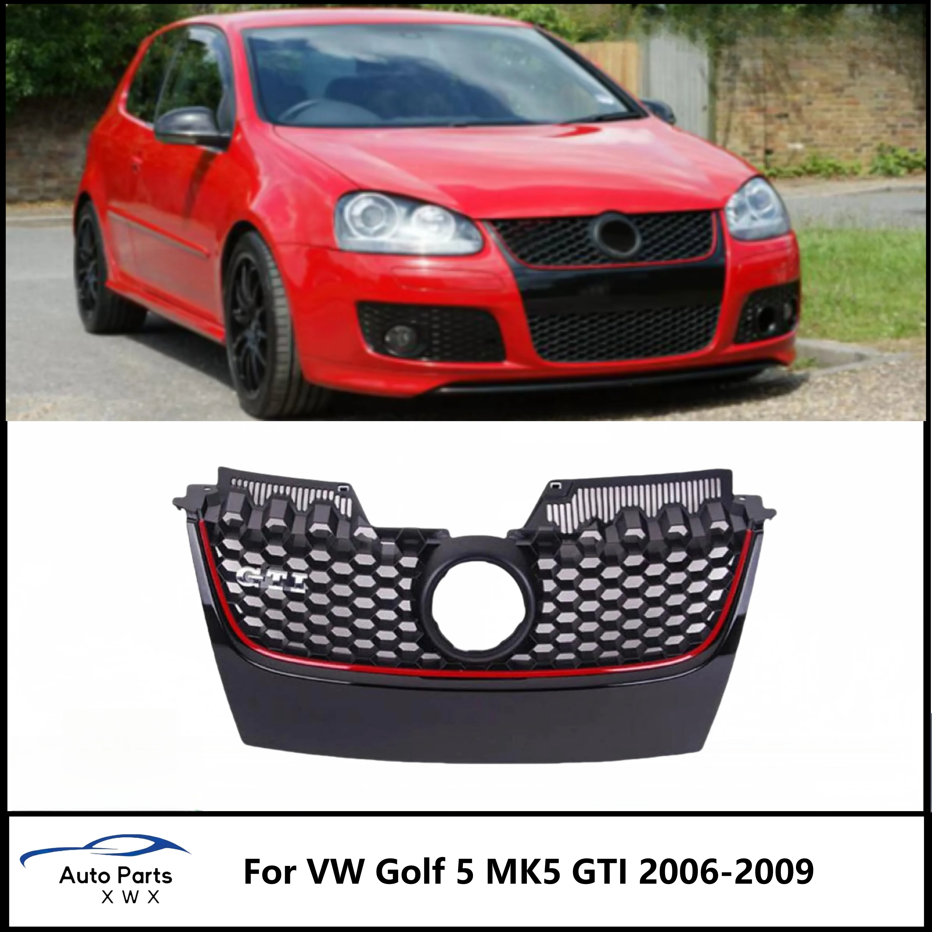 Решетка бампера из АБС-пластика автомобильные фитинги нержавеющая