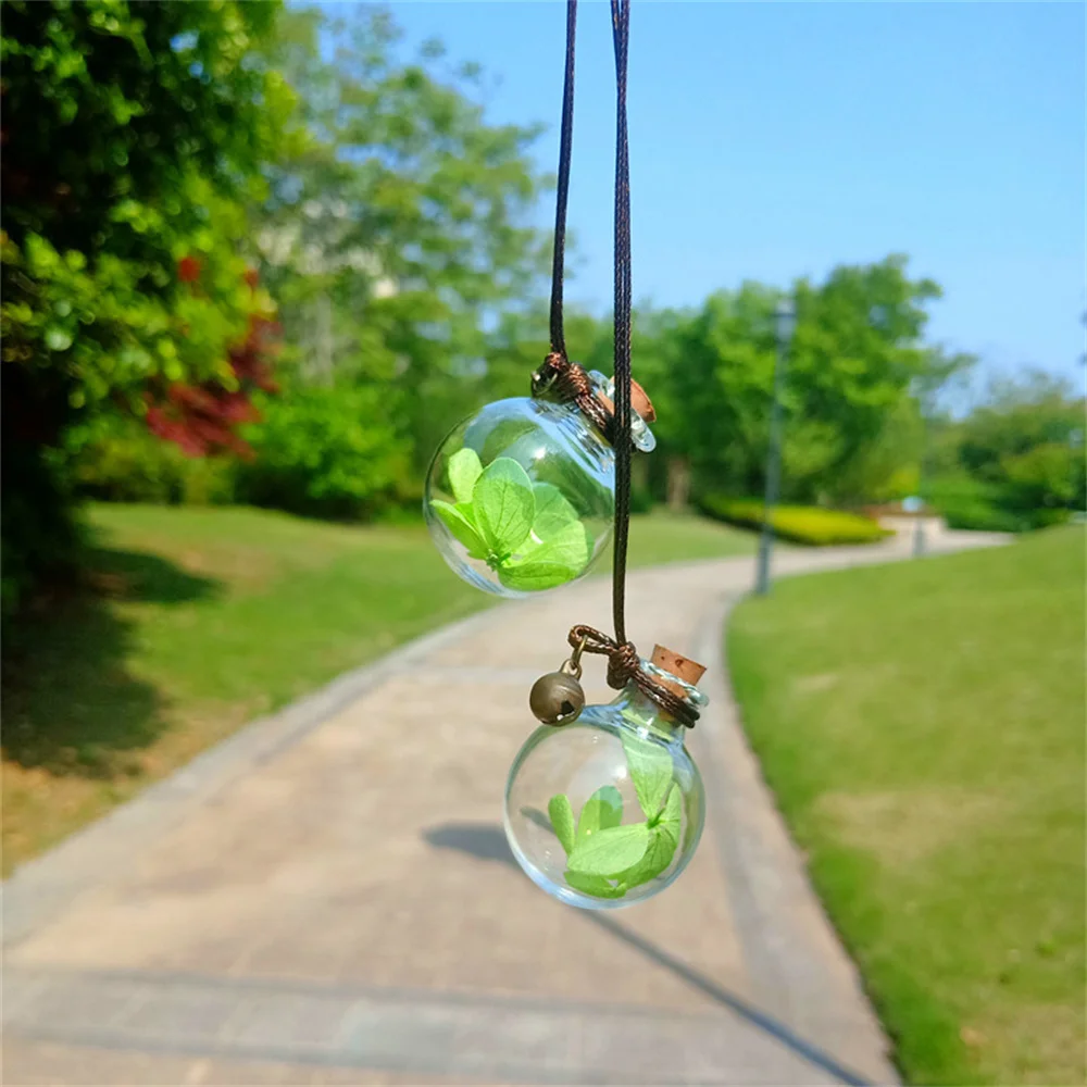 

Car Pendant Decoration Car Perfume Air Freshener with Flower Auto Essential Oils Perfume Bottle Diffuser Automobiles Ornaments