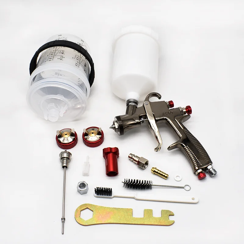 Пистолет-распылитель LVLP R500 Автомобильный пистолет-распылитель с набором сопел 1 7