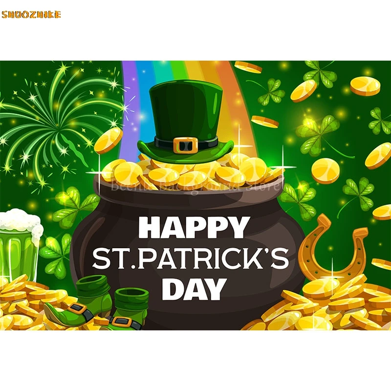 Фотофон муслин SHUOZHIKE День святого Патрика