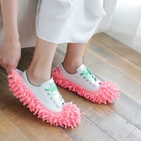 2pcs multipurpose dust mop slippers removable foot flannel shoe cover floor cleaner for home dropshipping