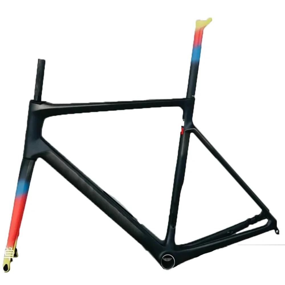 Новая карбоновая рама велосипеда V4RS T1100 шоссейного дисковый тормоз с рулем 20