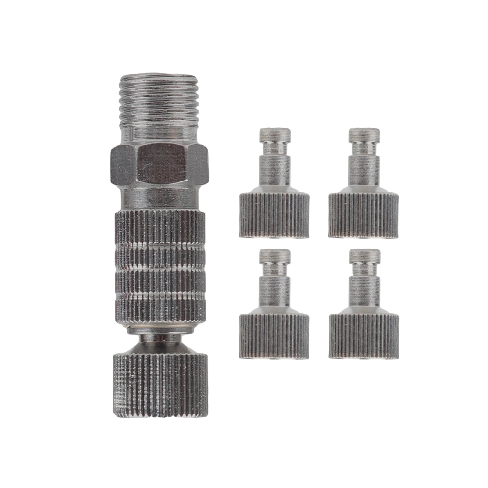 

Accessories Quick Connector Male Connector Metal Silver Tools With 4 Fittings 1/8inch Part 1 Set 1/8inch Adapter