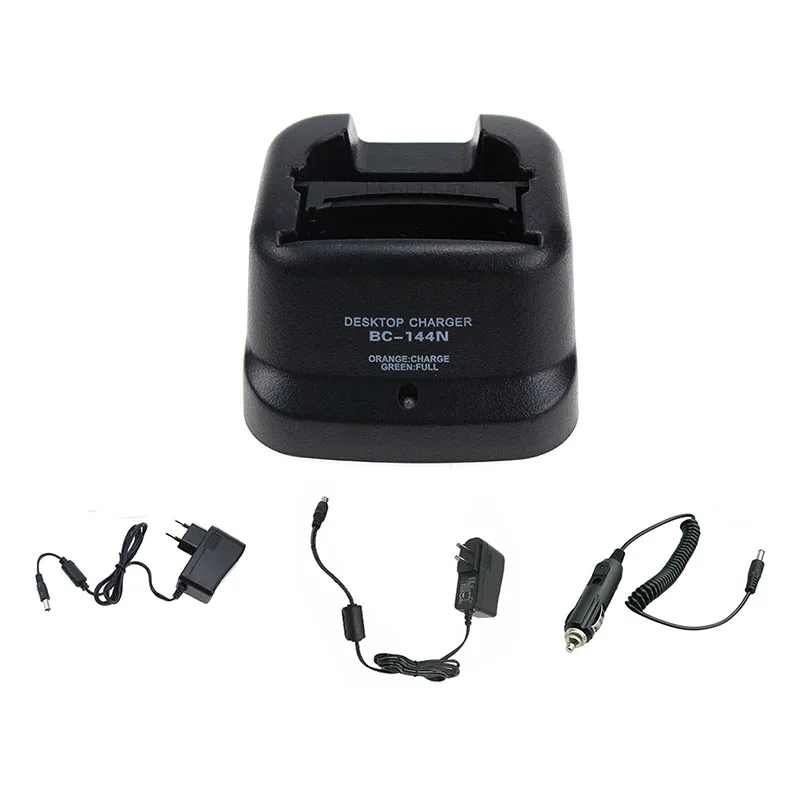 New BC-144N BC-137 Rapid Car Desktop Charger for ICOM BP-209 BP-210 IC-F11 IC-F12 IC-F22 IC-A6 IC-A24 IC-F4GT IC-V8 IC-V82 Radio