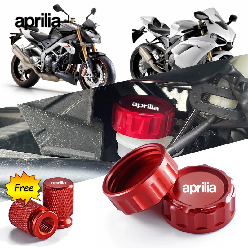

For Aprilia RSV4 RS660 RS4 RS125 Tuono V4 APR GPR150 GPR125 GPR250 Motor Rear Brake Fluid Cylinder Master Reservoir Cover Cap