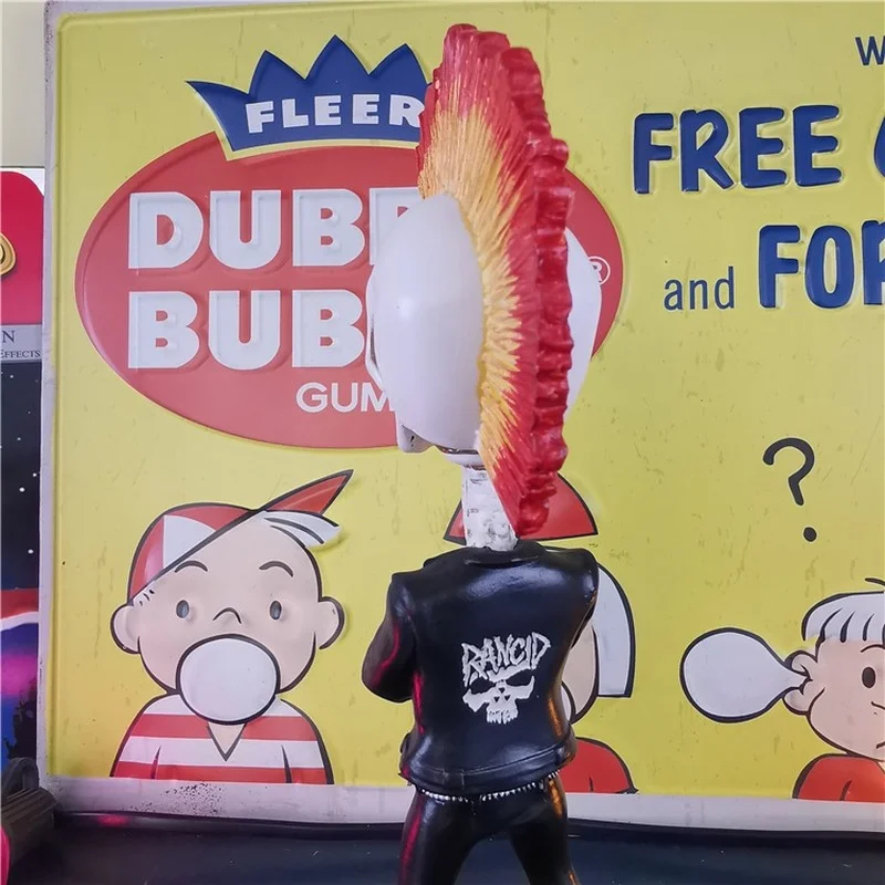 17 см кавайная мини-кукла экшн-фигурка панк-группы Rancid череп коксгребень модель