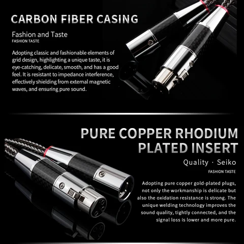 Hiyaudio провод баланса A2 XLR 16 жил OCC+стерлинг серебро