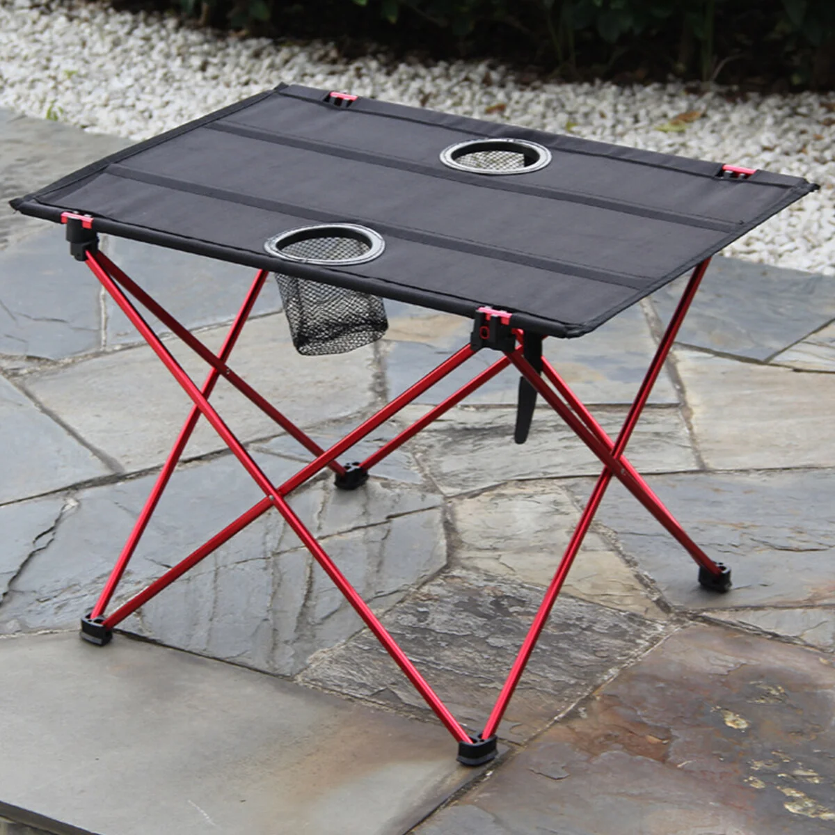 

Portable Folding Camp Table Beach Square Table for Barbecue Picnic Camping