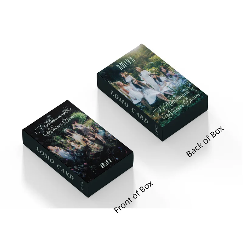 

55pcs/set Kpop NMIXX Small Card Album LOMO Card Midsummer NMIXX's Dream Card Printable Photo Card Fan Collection Gift Hailu Wu