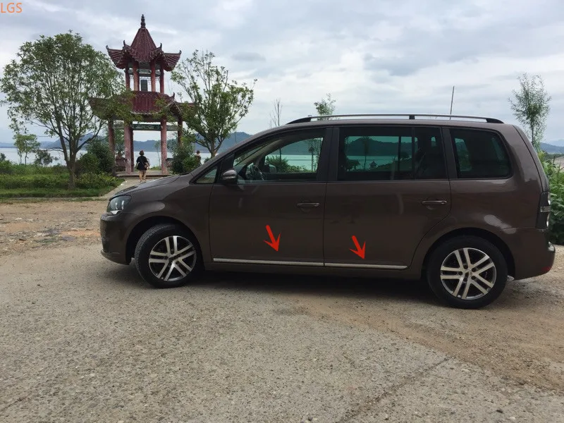 

Декоративная лента из нержавеющей стали для корпуса Volkswagen Touran 2011-2015, защита от царапин, аксессуары для автомобиля