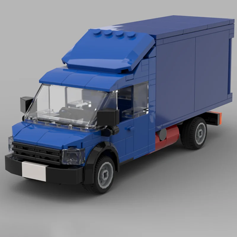 176 деталей MOC City GAZelle Double Cab Cargo Van, модель из строительных блоков, рождественский подарок, творческое художественное образование, идея для сборки. (art.: 3920dcd3906c4) - 3920dcd3906c4