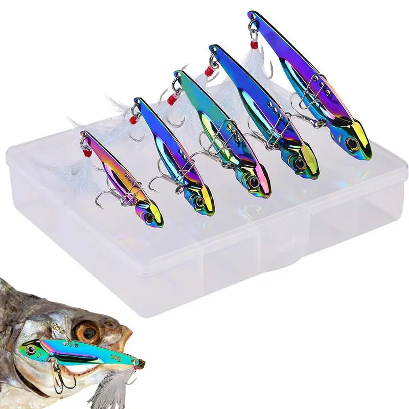 

3D Eyes Metal Vib Blade Lure Sinking Vibration Baits Tail Spinner Baits Artificial Vibe Fishing Spoons Lures For Pike Fishing