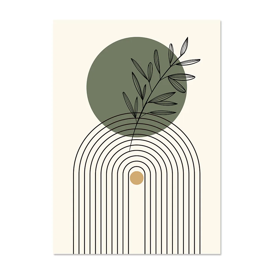 

Настенные постеры Sure Life Абстрактная геометрия Черный Бежевый