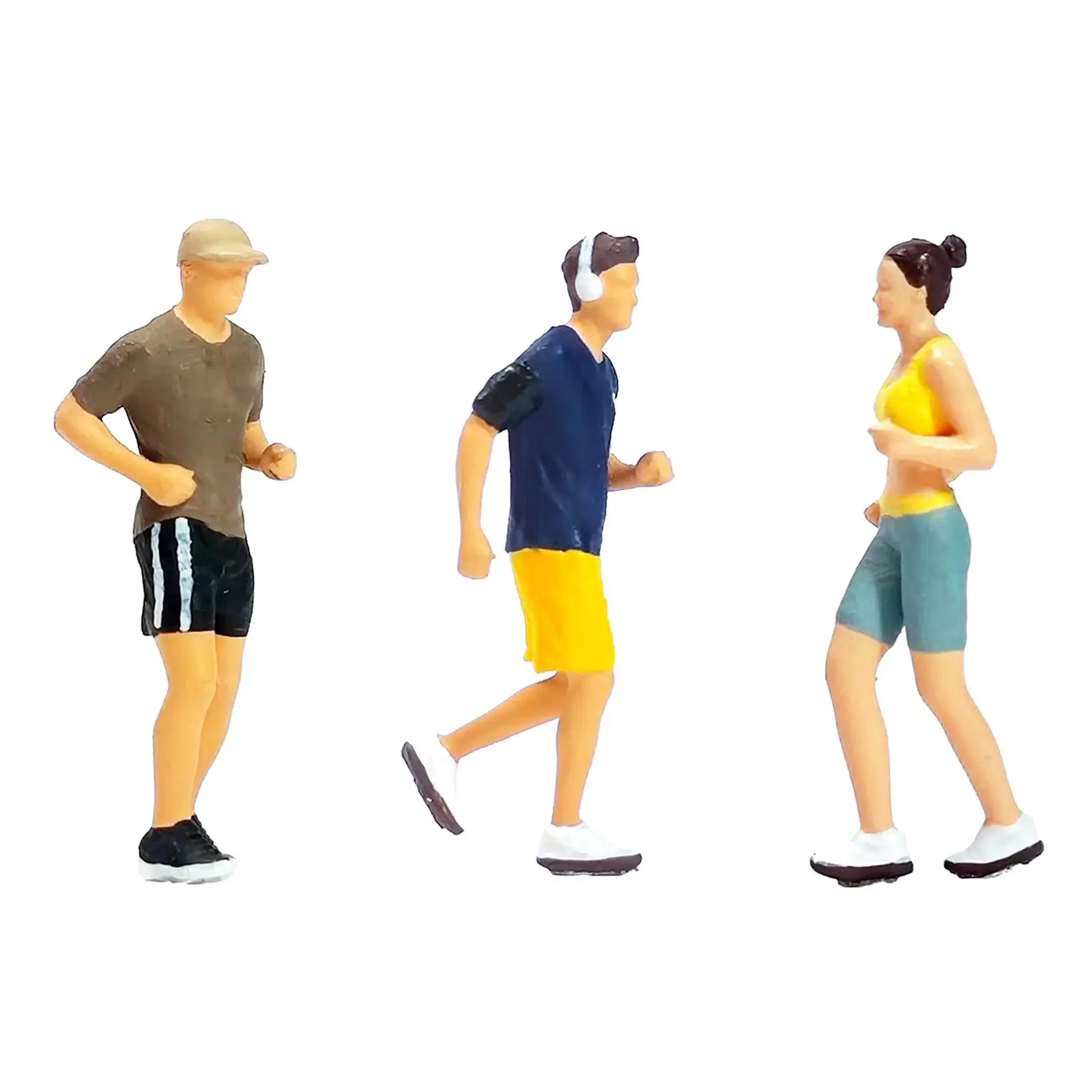 

1:64 фигурки 1:64 миниатюрные окрашенные фигурки для наружного декора «сделай сам» ручной работы Mini