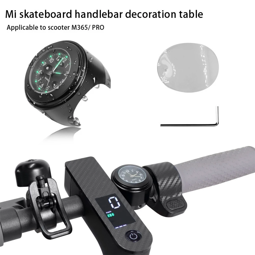 

Handlebar Clock Clock Scooter Universal Watch Handlebar Waterproof Electric Scooter Clock Electric Scooter Watch
