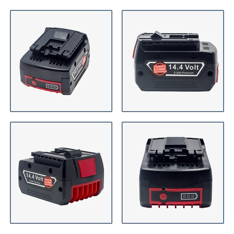 

Brand New 14.4V 5.0Ah For Bosch GBH GDR GSR 1080 DDS180 BAT614G Replacement Rechargeable Power Tool Lithium-Ion Battery Charger