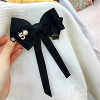 i remiel bows bowties ribbon bow brooch collar necktie accessories long needle brooch cloth art dresses suit butterfly for women