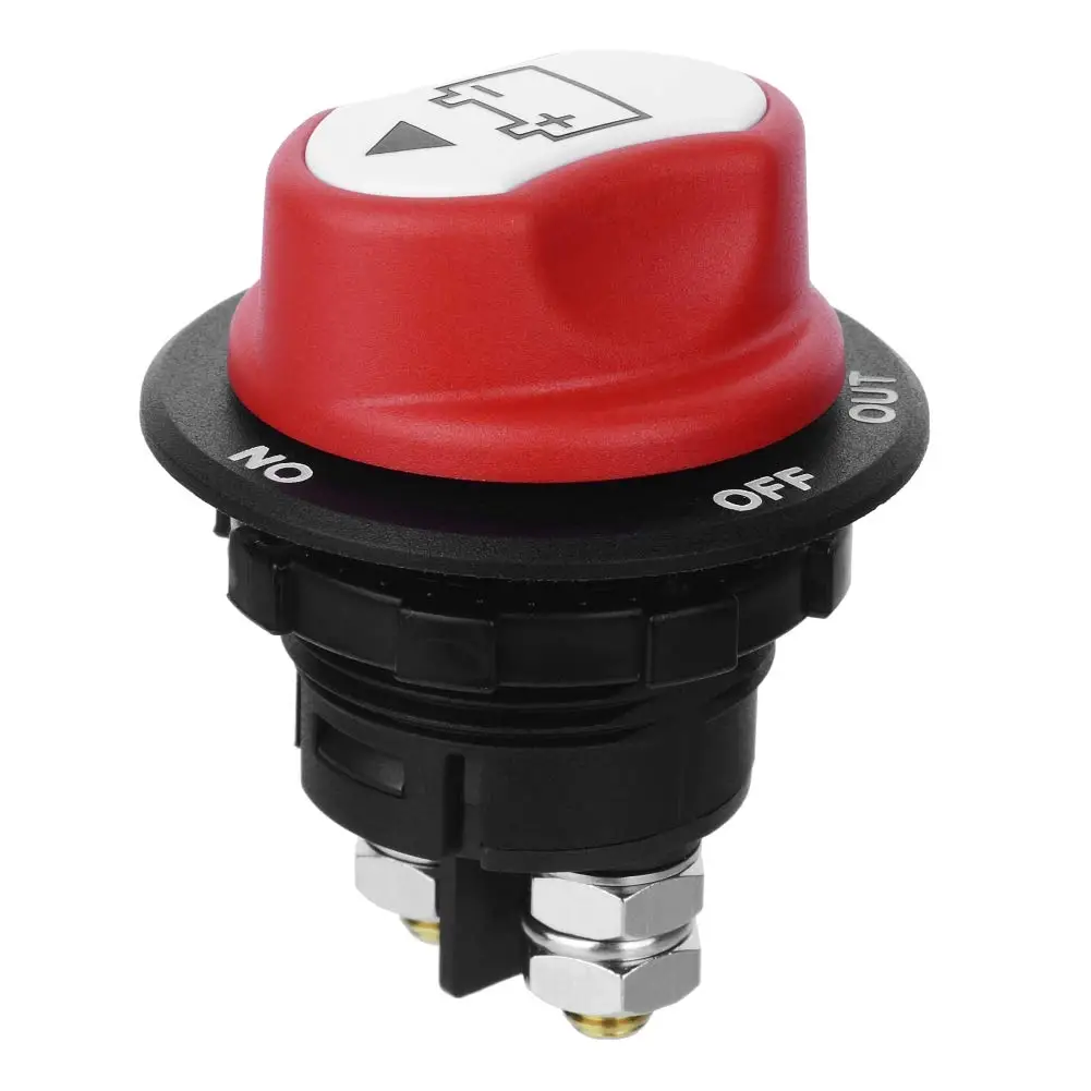 

Jtron 50/100/200/300A Car Battery Switch Battery Cut Off Switch DC Power Isolator Rotary Disconnect For Motorcycles Cars Boats