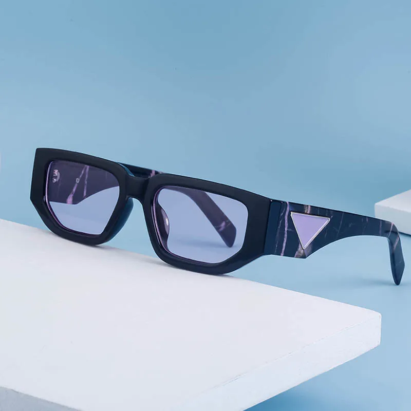 

Очки солнцезащитные женские «кошачий глаз», роскошные прямоугольные солнечные очки с треугольными дужками, UV400