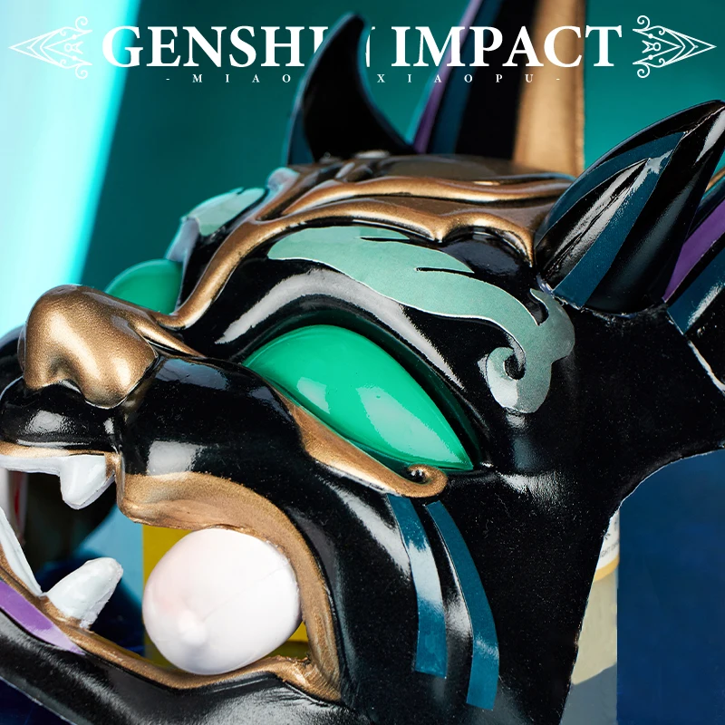 Маски для косплея Game Genshin Impact Xiao 3d Stero ПВХ шлем из ЭВА с подсветкой женщин и мужчин