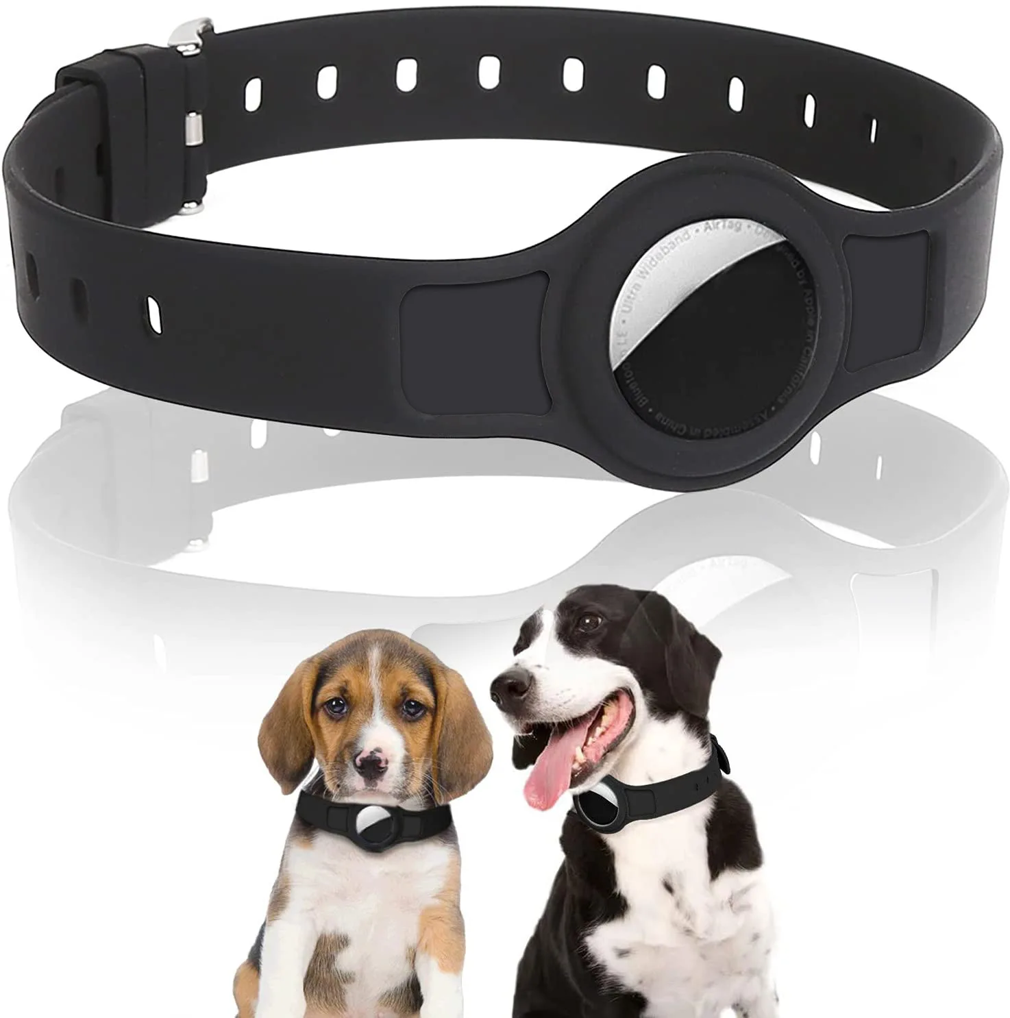 

Airtag Apple Tracker Is Suitable for Airtags Silicone Pet Collar Locator Anti-lost Device Protective Cover Airtag Case