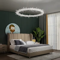 nordic bedroom led chandelier living room ceiling chandelier hotel crystal lamp modern room lighting