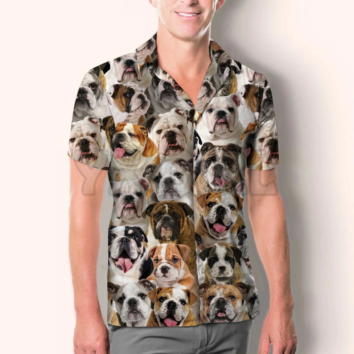 You Will Have A Bunch Of English Bulldogs 3D All Over Printed Hawaiian Shirt Men's For Women's Harajuku Casual Shirt Unisex