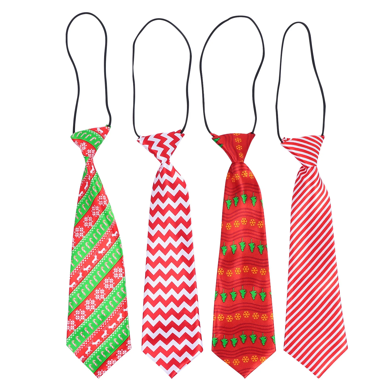 

Christmas Ties Necktie Tie Holiday Kidstoddler Neck Santa Silk Accessories Costume Dog Novelty Merry Necktiesbow Fancy Funny