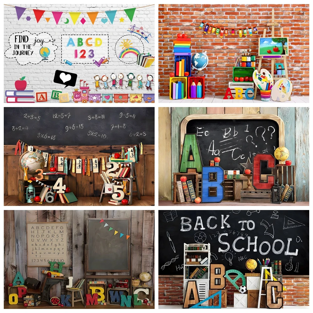 Book Classroom Children Student Photography Background Party Decor