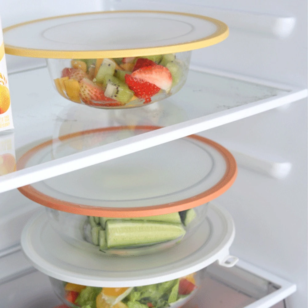 

Silicone Food Wrap Seal Cover Cling Film Fresh Food Cover Reusable Food Silicone fresh Cover Placemat Kitchen Tool