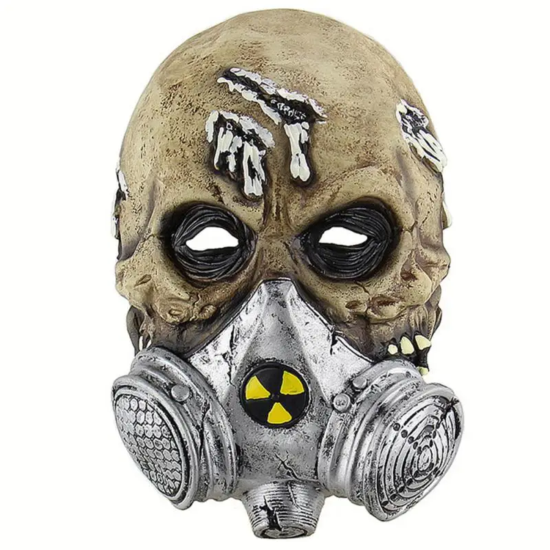 

Easy To Clean Bionic Skull Zombie Mask Natural And Realistic Skull Cover Lifelike Waterproof And Heat Insulation Latex Mask