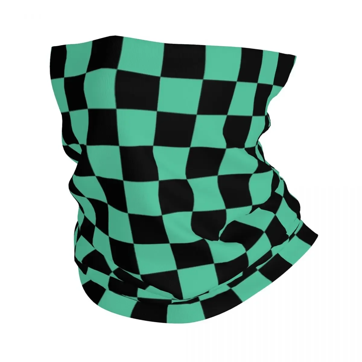 

Demon Slayer Tanjirou Kamado Bandana Winter Neck Warmer Windproof Wrap Face Scarf for Hiking Kimetsu No Yaiba Gaiter Headband
