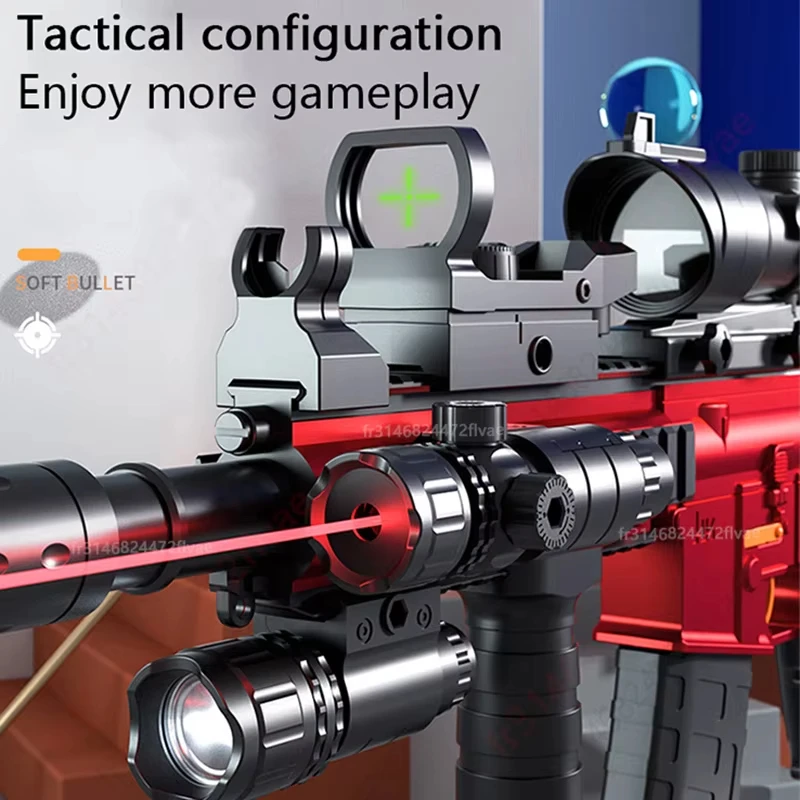 Электрический игрушечный пистолет M416 автоматический гелевый бластер-пуля