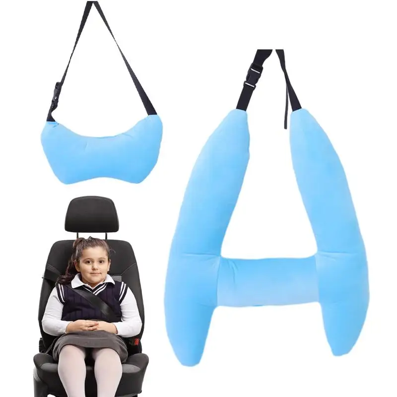 

Car Headrest Pillow For Kids Travel Pillow H Shape Ergonomic Car Headrest Long Journeys Comfortable Kids Car Pillow With Head