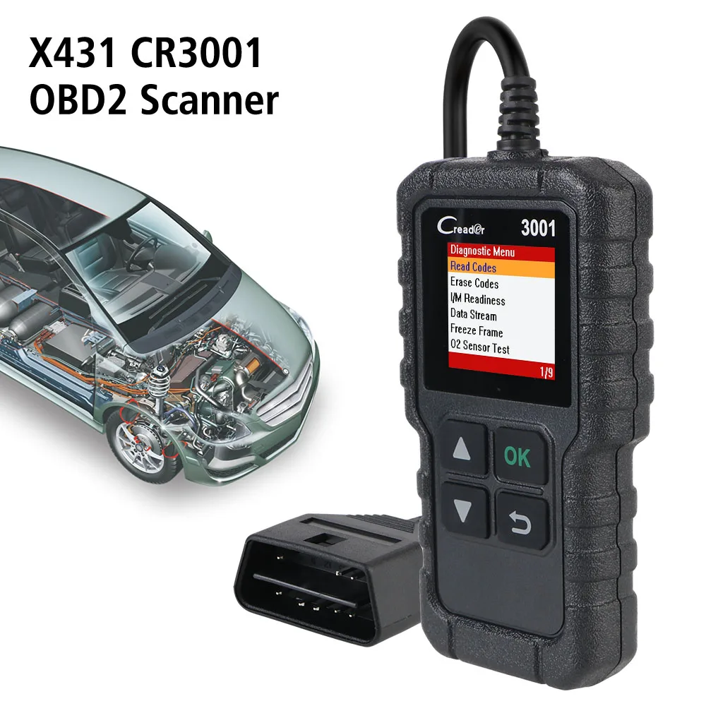 Icar2 X431 Cr3001 Многоязычный Сканер Obd2 Полнофункциональная Диагностическая Поддержка