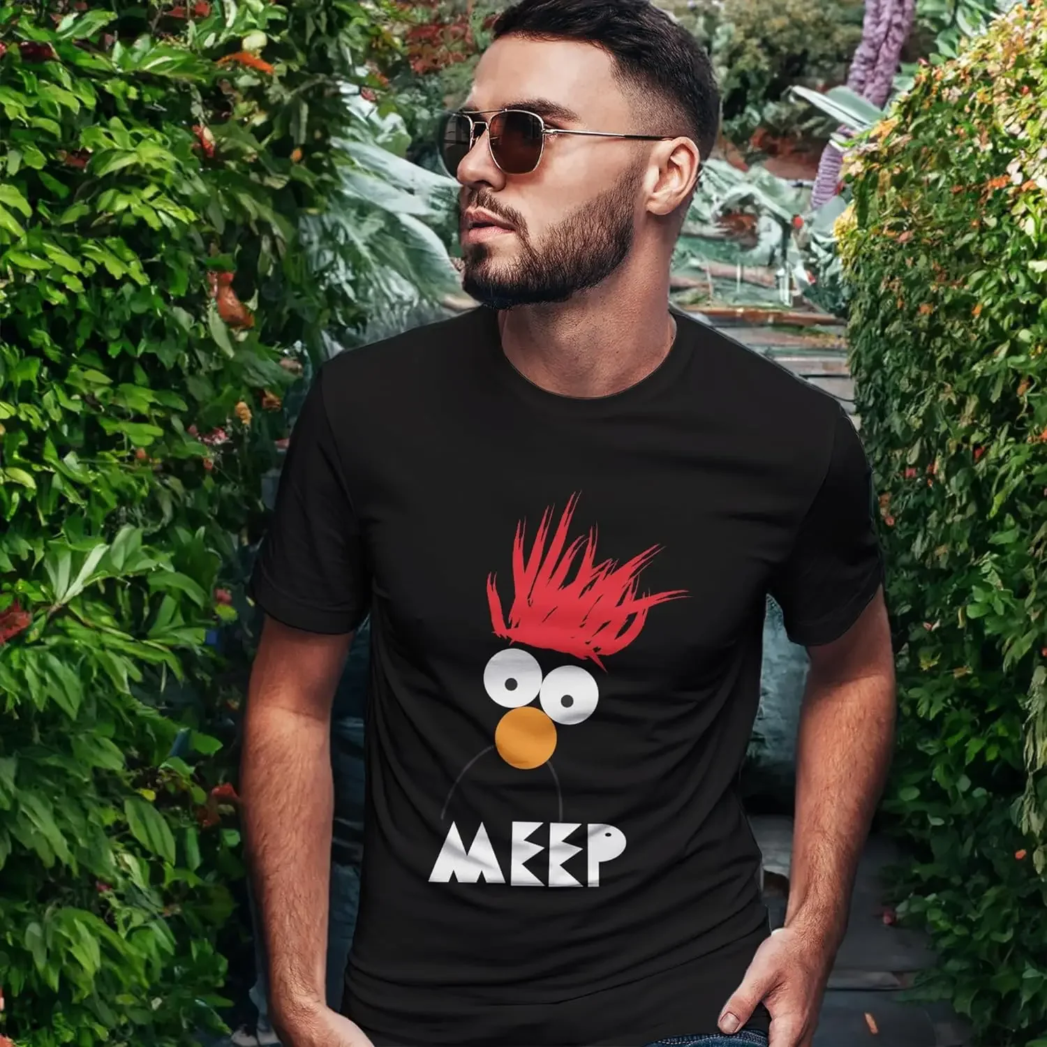 Фото Футболка Beaker Sve Meep Friend Girl Family унисекс для женщин и мальчиков, многоцветный подарок для мужчин №4