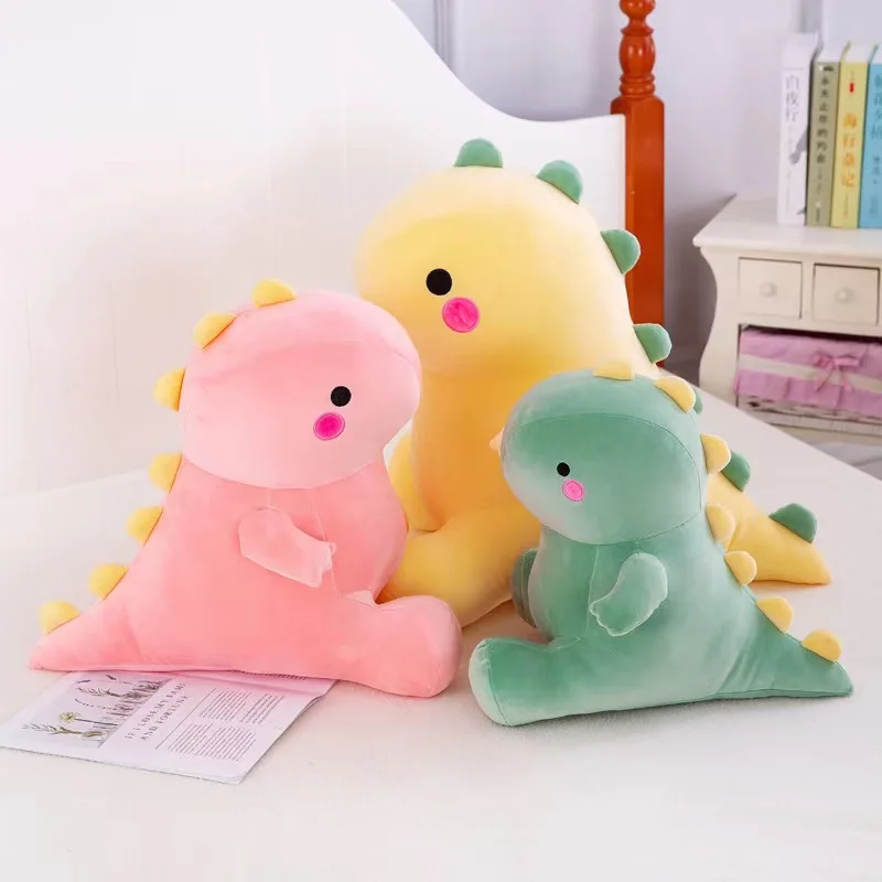 

25/30cm 9 Styles Dinosaur Plush Doll Super Soft Cartoon Sleep Pillow Stuffed Animal Dino Toy Home Decor for Kids Baby Hug Doll