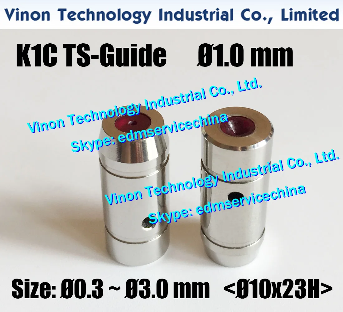 

Ø0.3-Ø3.0mm K1C TS Guide (New type D10x23H) Stainless Steel Case+Ruby Insert edm Drill Guide K1C, SH2 Small Hole EDM TS-guide