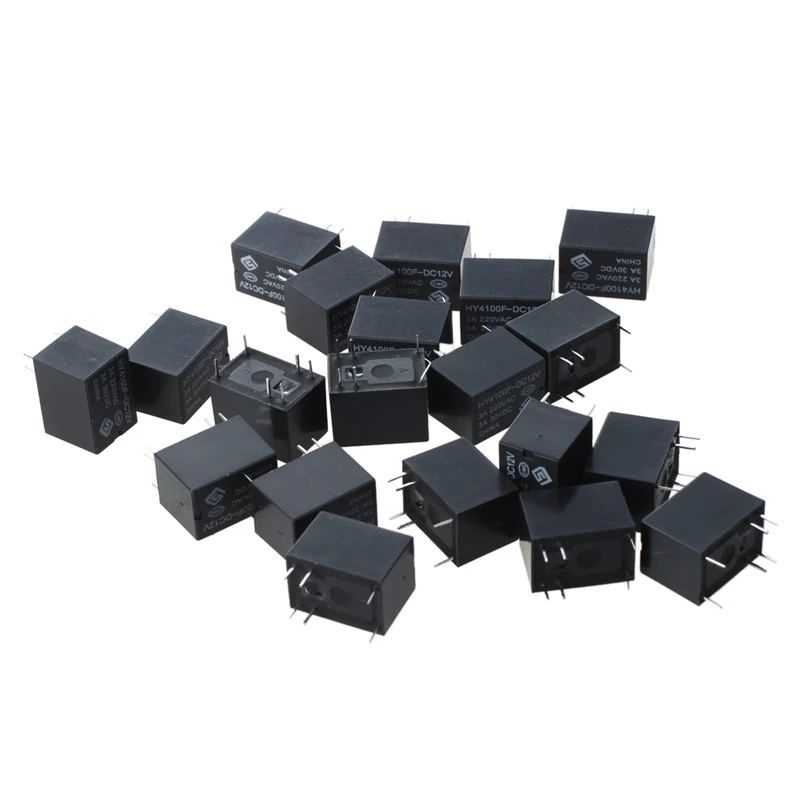 

100 PCS Mini Electronic Relay DC 12V