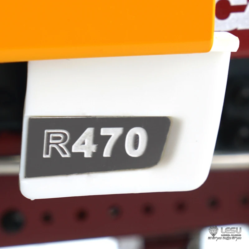 Пластиковый спойлер LESU для Tamiyaya 1/14 Радиоуправляемый трактор R470 игрушки с