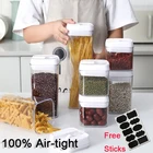 Герметичный контейнер для хранения пищевых продуктов, герметичная банка для хранения пищевых продуктов, кухонная банка для хранения, коробка для хранения пищевых продуктов, многозерновая банка для хранения