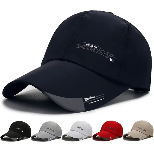 Solid Color Sports Cap for Men and Women