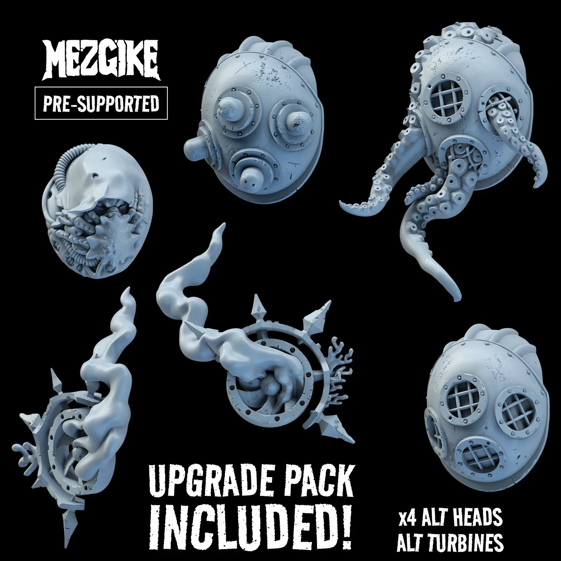 Mthulus, prime lord of the dredge, infested Proxy Figure, Pustulent Fighter, 3D-печатная модель, Action Tabletop Wargame (art.: 3920ccf83d4da) - 3920ccf83d4da