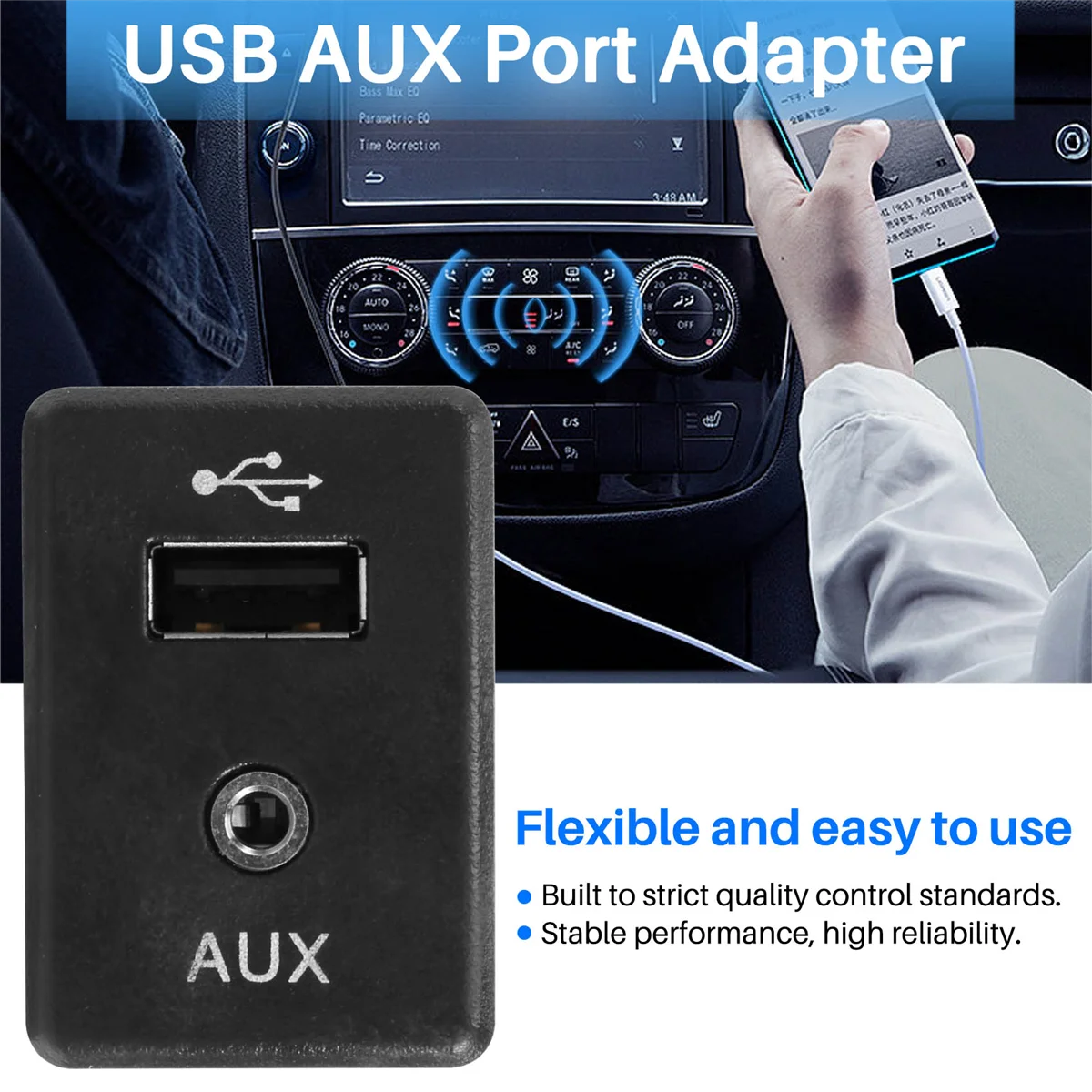USB AUX-порт адаптер аудио плеер и USB-разъем для Nissan X-trail Rouge Qashqai 795405012