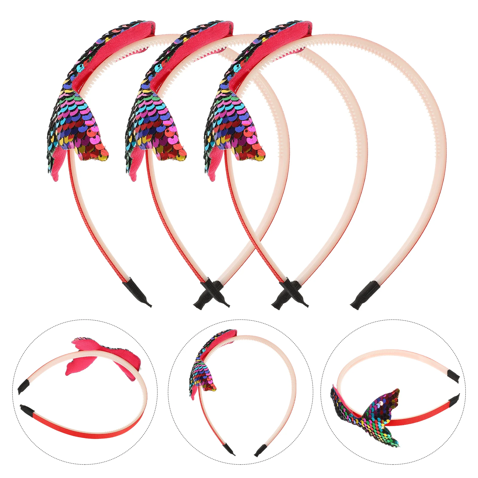 Детские повязки на голову из 3 предметов детские волосы в виде рыбьей