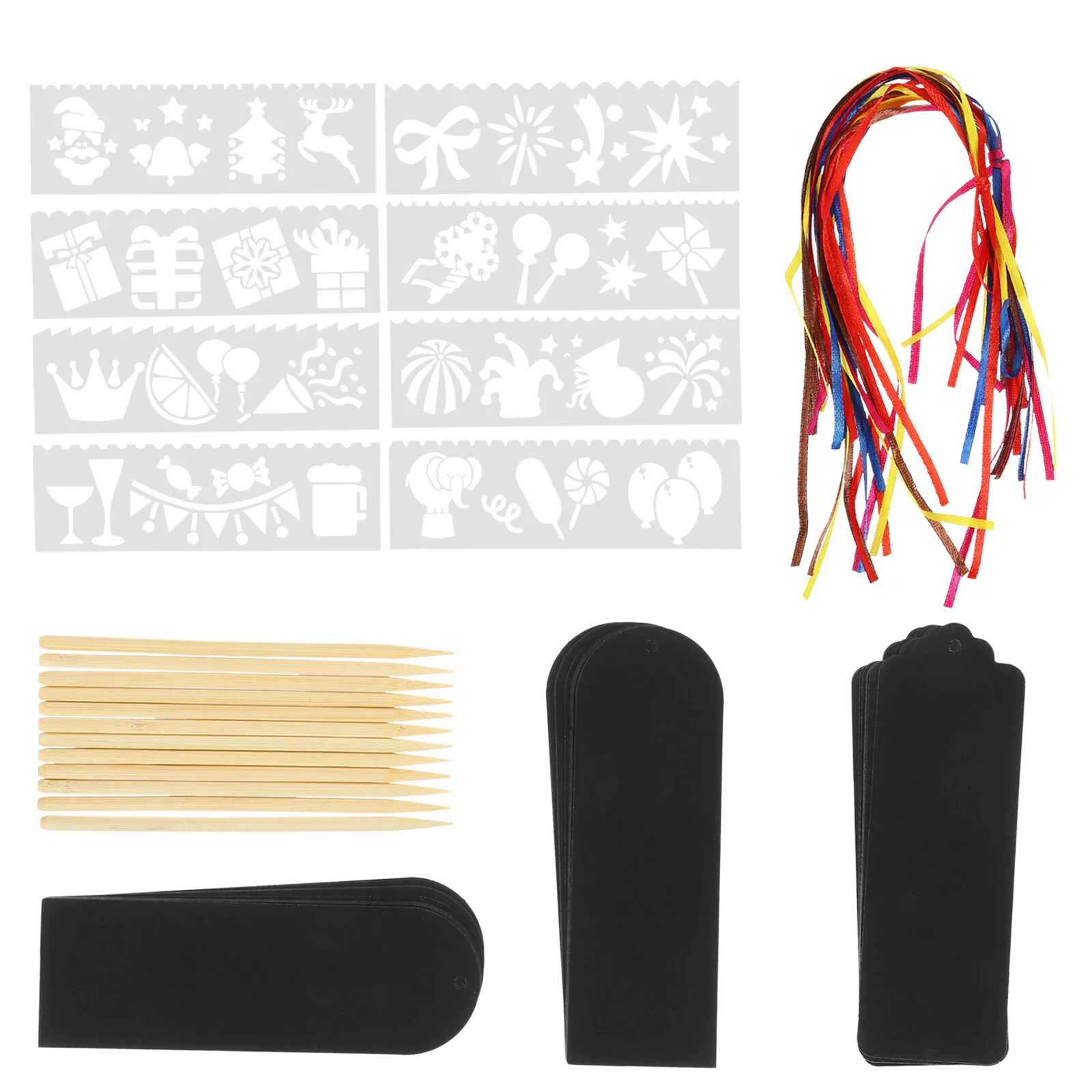 

Label Bulk Crafts Graffiti Bookmarks Scratch Paper Page Marker Manual Rainbow Scratching DIY Ornaments Student Teachers