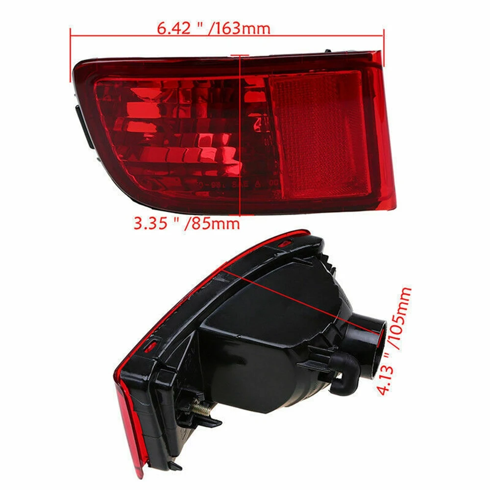 Автомобильная левая фара заднего бампера противотуманная задняя для Toyota Land Cruiser