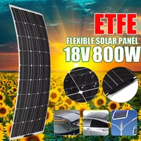 800w solar panel 18v battery charger cell monocrystalline for camping motorhome power bank flexible rv yacht power system